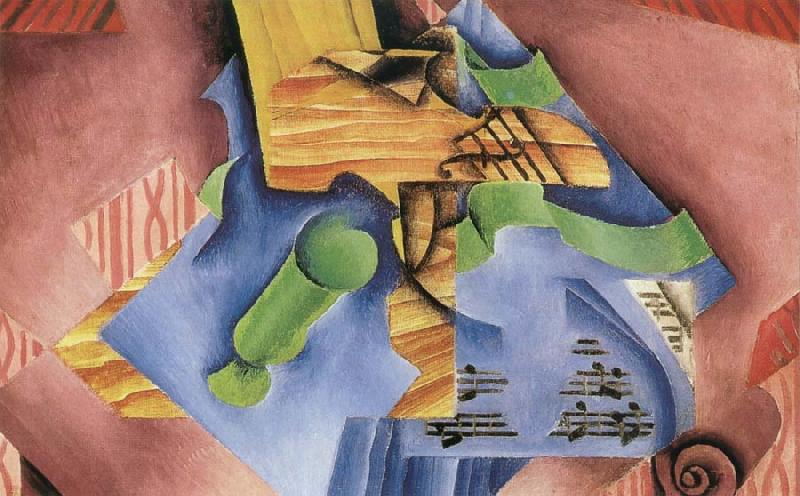 Juan Gris Fiddle and Goblet oil painting image